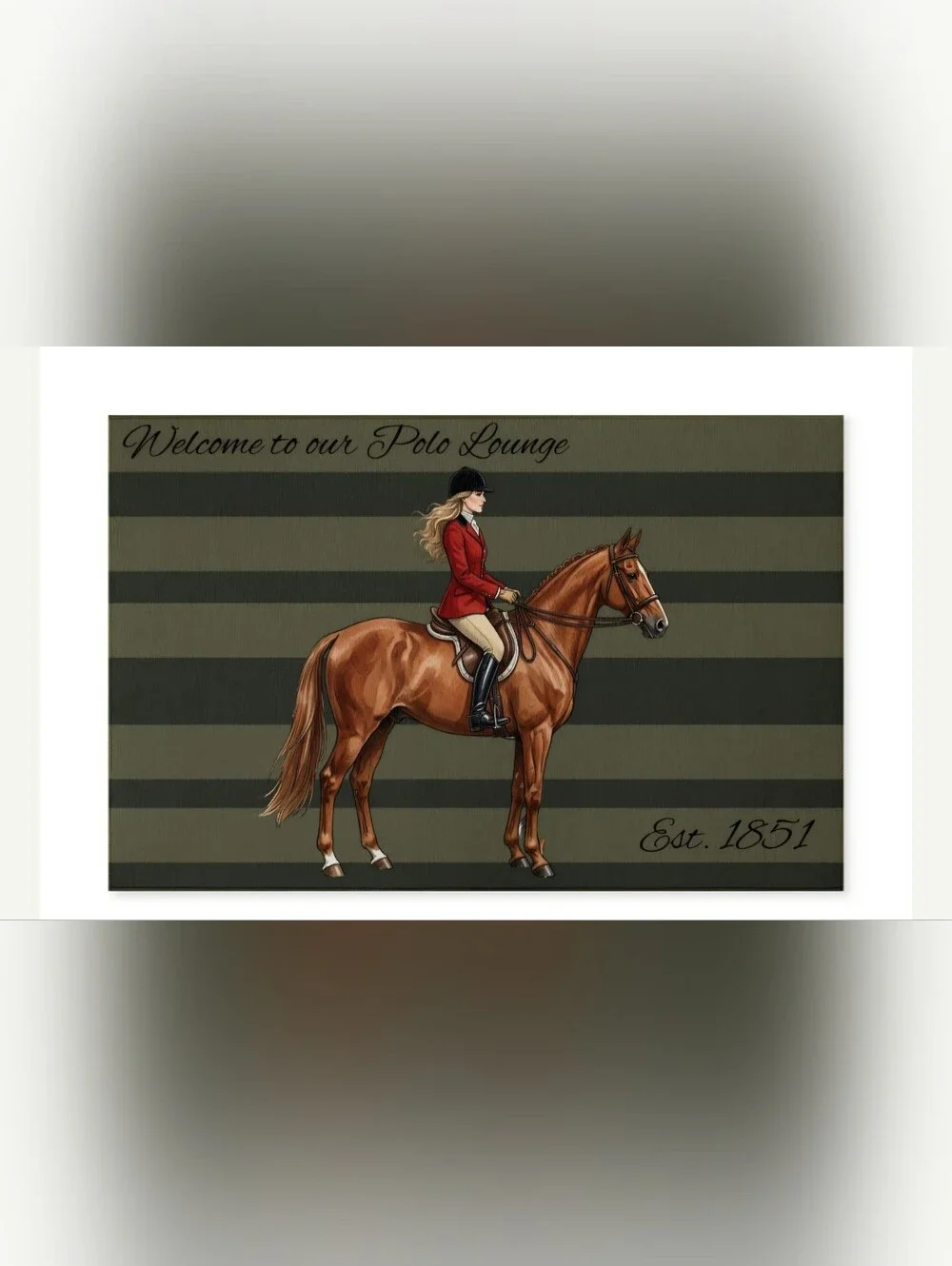NWT Door Mat Custom Printed, Personalization Available 31